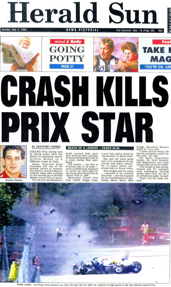 Ayrton Senna - Herald Sun