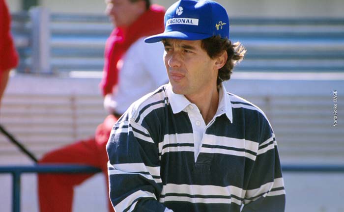 Ayrton Senna Kappe Mclaren Weltmeister 1988