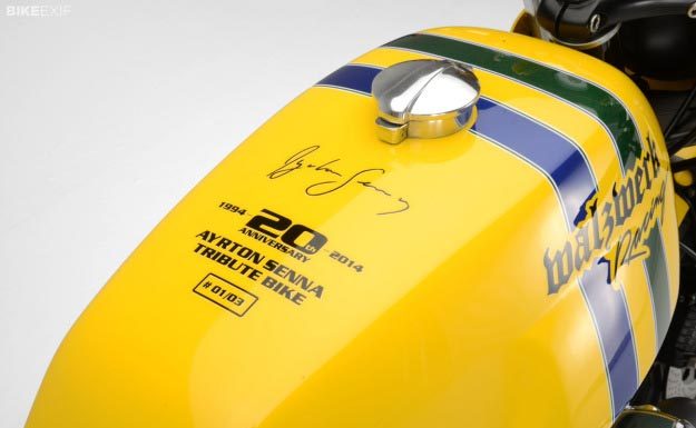 Senna’s tribute bike by Marcus Walz