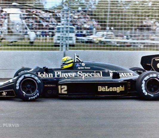 Ayrton Senna in Australia 1985