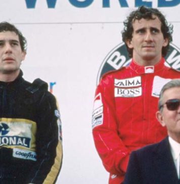 Ayrton Senna and Alain Prost