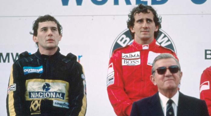 Ayrton Senna and Alain Prost