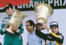 Ayrton Senna in Mexico 1986