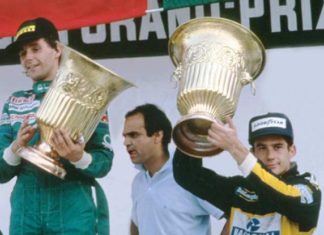 Ayrton Senna in Mexico 1986