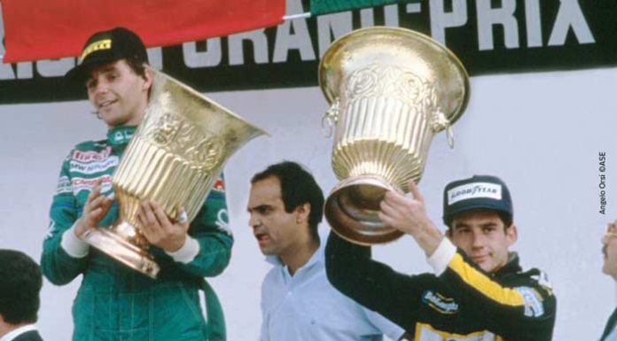Ayrton Senna in Mexico 1986