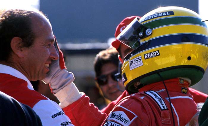 Jo Ramirez and Ayrton Senna
