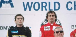 Austrian GP podium 1985
