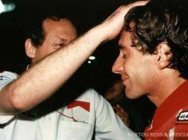 Ayrton Senna and Ron Dennis