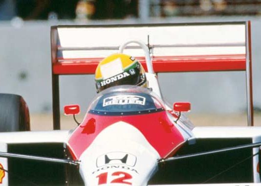 Ayrton Senna in Adelaide in 1988