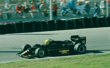 Ayrton Senna in Holland in 1985