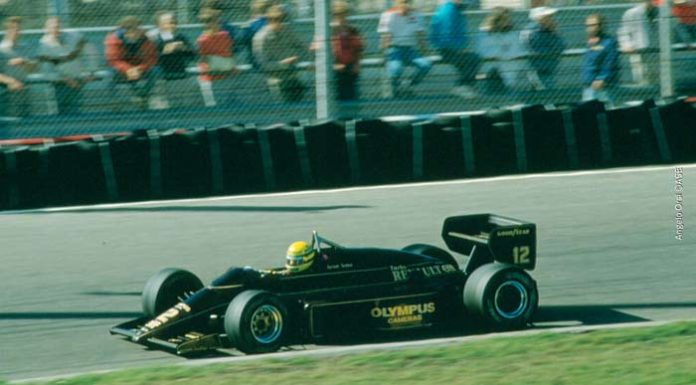 Season 1985 Preview Ayrton Senna in Holland in 1985