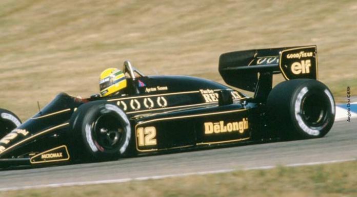 Remembering Ayrton Senna Ayrton Senna in his Lotus in 1986