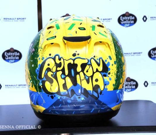 Senna Tribute helmet