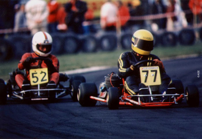 Ayrton Senna in Karting