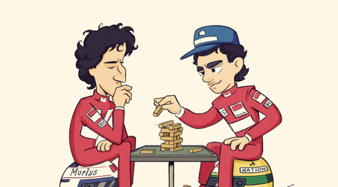 Senna and Prost game