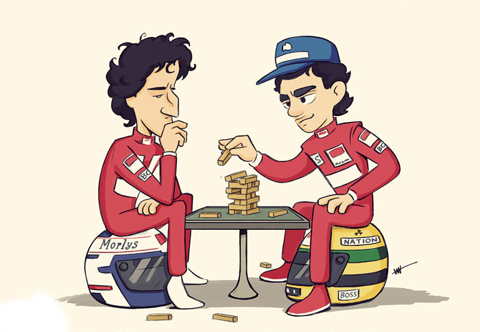 Senna and Prost game